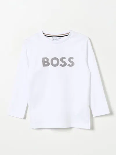 Hugo Boss T-shirt Boss Kids Color White In Weiss