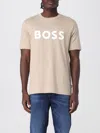 Hugo Boss T-shirt Boss Men Color Beige