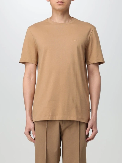 Hugo Boss T-shirt Boss Men Color Beige