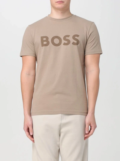 Hugo Boss T-shirt Boss Men Colour Beige