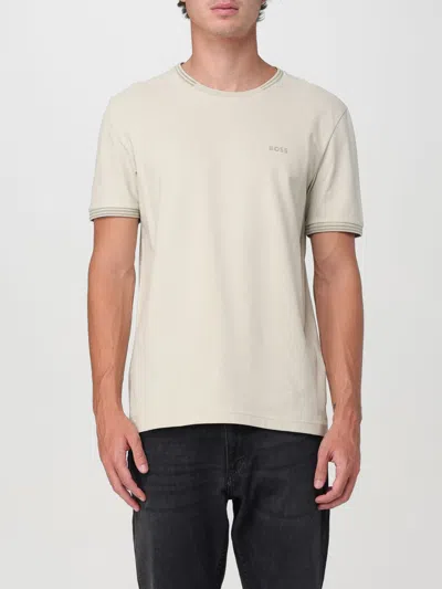 Hugo Boss T-shirt Boss Men Color Beige In Beige