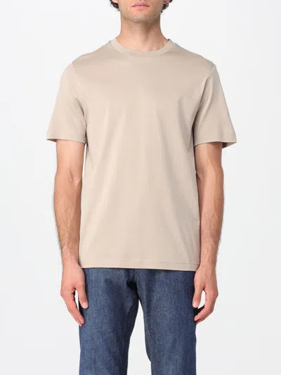 Hugo Boss T-shirt Boss Men Color Beige In Neutral