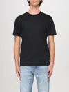 Hugo Boss Cotton-ripstop Regular-fit T-shirt With Plain Trims In Burgundy