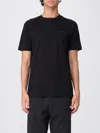 Hugo Boss Thompson Logo Cotton Jersey T-shirt In Black