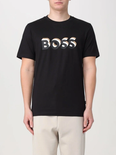 Hugo Boss T-shirt Boss Men Colour Black
