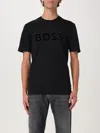 Hugo Boss Tessler Slim Fit Solid T-shirt In Schwarz