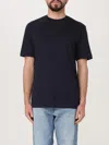 Hugo Boss Cotton-ripstop Regular-fit T-shirt With Plain Trims In Burgundy