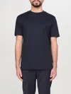 Hugo Boss Slim-fit Crewneck T-shirt In Blue