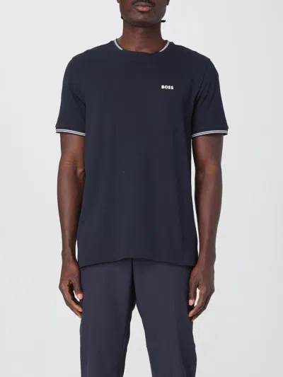 Hugo Boss T-shirt In Cotone Con Logo Boss