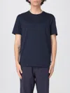 Hugo Boss T-shirt Basic In Cotone Boss In Blue
