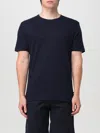 Hugo Boss X David Beckham Taut 73 Short Sleeve Crewneck Tee In Blue
