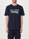 Hugo Boss T-shirt Boss Men Color Blue In Blau