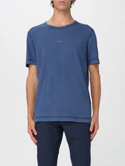 Hugo Boss T-shirt Boss Uomo Colore Denim In Blue