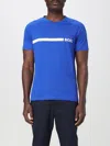 Hugo Boss T-shirt Boss Men Color Gnawed Blue