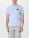 Hugo Boss T-shirt Boss Men Color Gnawed Blue