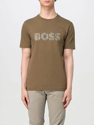 Hugo Boss T-shirt Boss Men Color Green