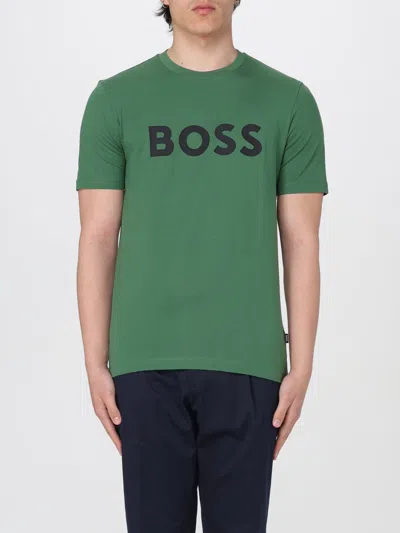 Hugo Boss T-shirt Boss Men Color Green