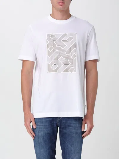Hugo Boss T-shirt Boss Men Color Natural In White