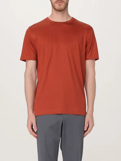 HUGO BOSS T-SHIRT BOSS MEN COLOR ORANGE,G77116004