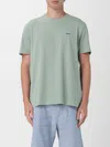 Hugo Boss T-shirt In Cotone Basic Boss In Green