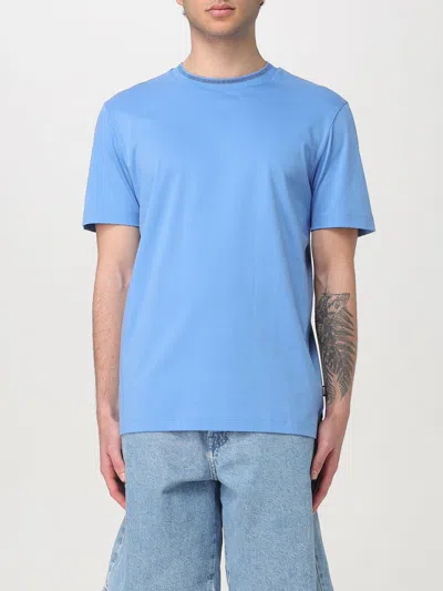 Hugo Boss T-shirt Boss Men Color Sky Blue
