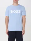 Hugo Boss T-shirt Boss Men Color Sky Blue