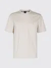 Hugo Boss T-shirt Boss Men Color Yellow Cream
