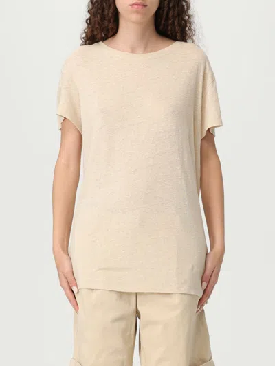 Hugo Boss T-shirt Boss Donna Colore Beige In Sand