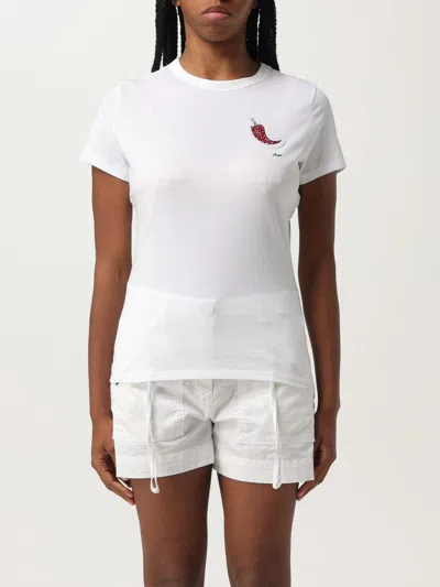 Hugo Boss T-shirt Boss Damen Farbe Schwarz In White