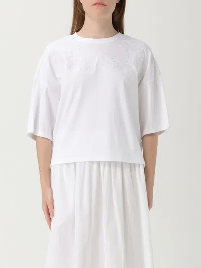 Hugo Boss T-shirt Boss Damen Farbe Weiss In White
