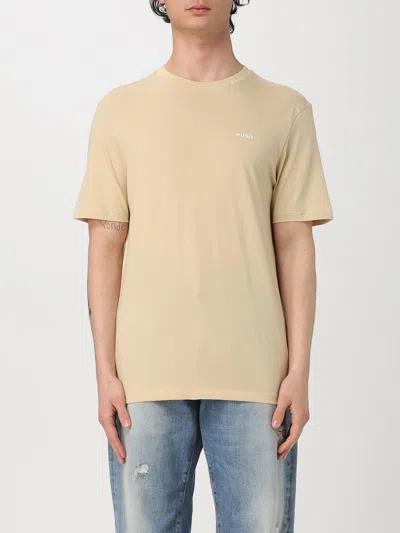 Hugo Boss T-shirt Hugo Men Color Beige