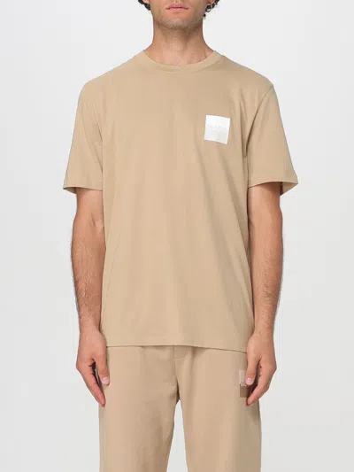 Hugo Boss T-shirt Hugo Men Color Beige In Brown