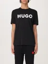 Hugo Boss Regular-fit T-shirt In Cotton Jersey With Logo Artwork In Black 1