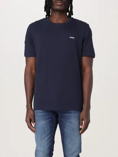 Hugo Boss Hugo Man T-shirt Midnight Blue Size S Cotton