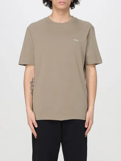 Hugo Boss T-shirt Hugo Men In Dove Grey