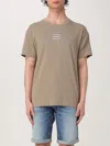 Hugo Boss T-shirt Hugo Men Color Mud In Brown