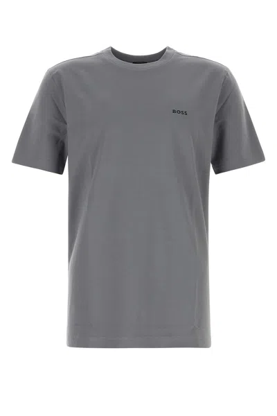 Hugo Boss T-shirt-l Nd Boss Male In Grey