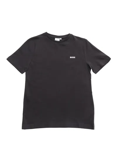 Hugo Boss Logo T-shirt In Nero