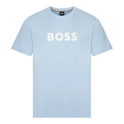 Hugo Boss T-shirt Rn In Blue