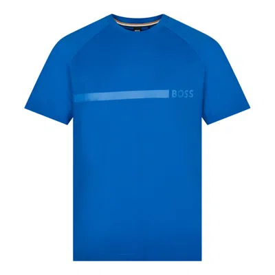 Hugo Boss T-shirt Rn In Blue