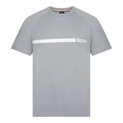 Hugo Boss T-shirt Rn In Grey