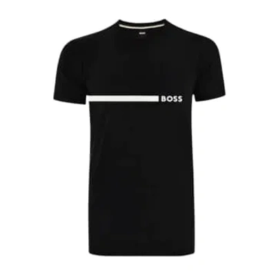Hugo Boss T-shirt Rn Slim Fit In Black