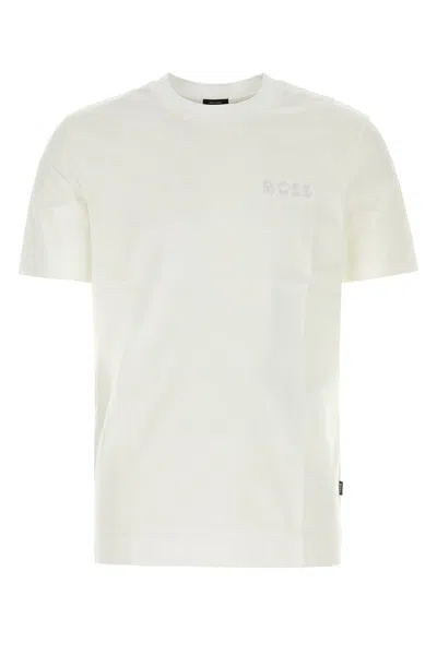 Hugo Boss T-shirt-s Nd Boss Male In White