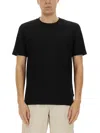 Hugo Boss Boss Cotton Jersey T Shirt In Black