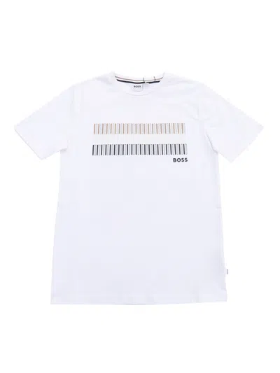 Hugo Boss Kids' T-shirt In White