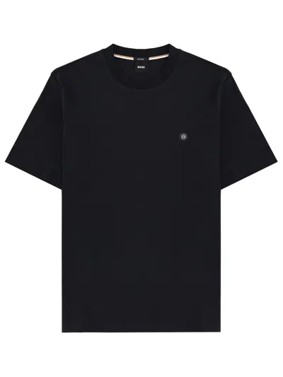 Hugo Boss T-shirt With Logo In Multi
