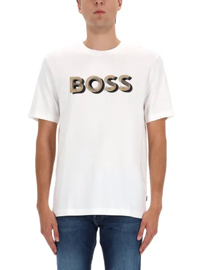 HUGO BOSS T-SHIRT WITH LOGO