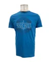 Hugo Boss T-shirt With Round Neck And Short Sleeves In Blue