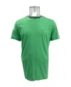 Hugo Boss T-shirt With Round Neck And Short Sleeves In Green