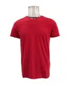 Hugo Boss T-shirt With Round Neck And Short Sleeves In Red